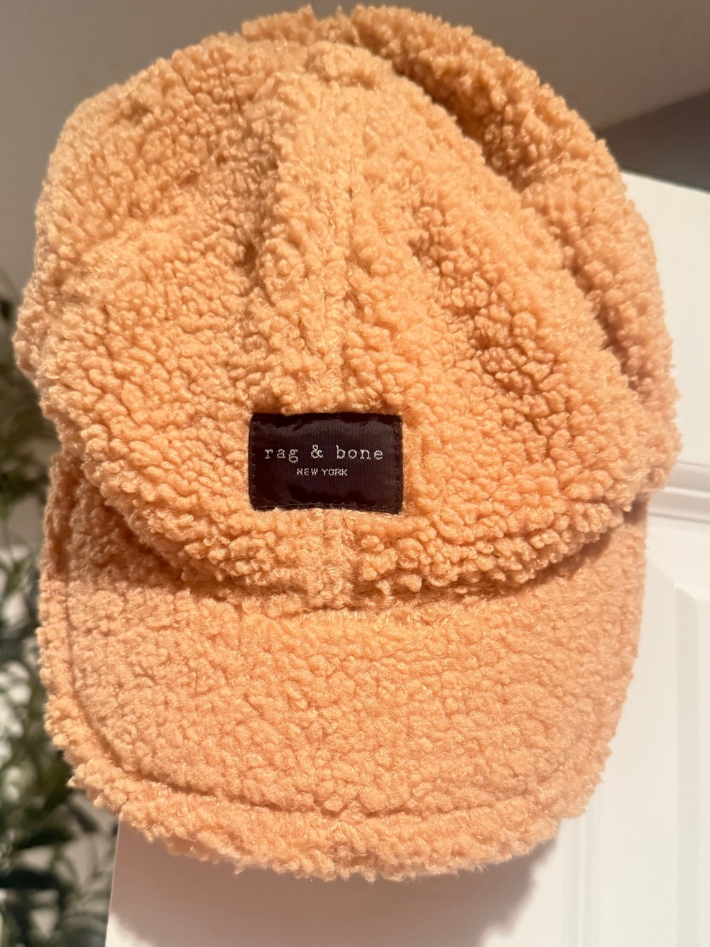 rag & bone Sherpa Cap in camel